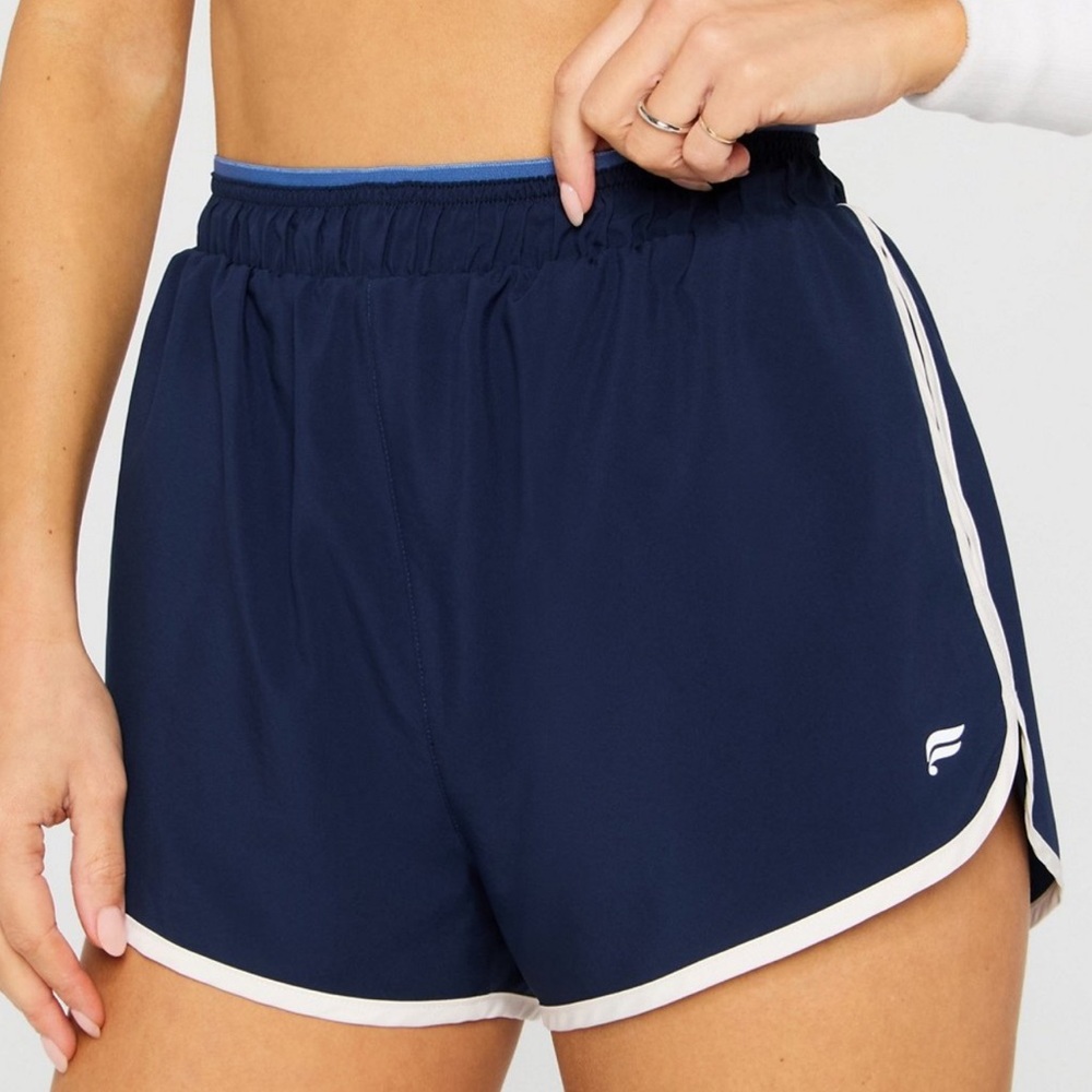 Fabletics Navy Blue Heritage Dolphin Short